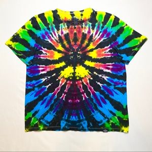 Handmade Spider Tie Dye Tees Using Procion Dyes